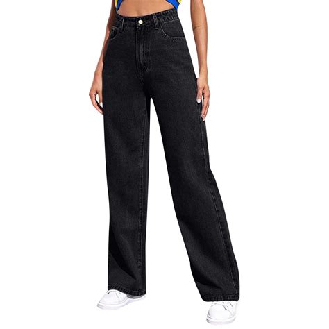 JJHGVB Jeans for Women High Waist Jeans for Women Straight Leg Jeans ...