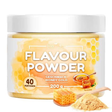 Flavour Pulver Honey Gold, Honig Geschmackspulver ohne Kalorien, 1x 200g, Ausverkauf wg. MHD 16. ...