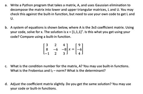 Matrix Determine Python Without 的图像结果