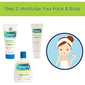 Cetaphil Gentle Skin Cleanser, 125 Ml & Moisturising Lotion 100 Ml ...