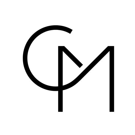 C M Monogram Logo Design | Monogram logo design, Logo design ...