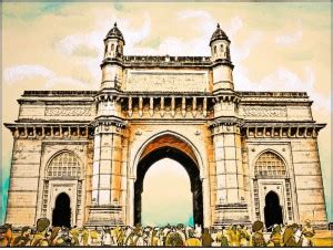 Harmony Arts Gateway of India 10x12 inch|Inkjet print on Canvas ...