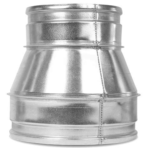 Buy 8" to 6" Inch Ventilation Duct Reducer - Galvanized Steel Round ...