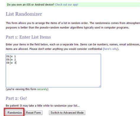 Image result for Random.org Tutorial