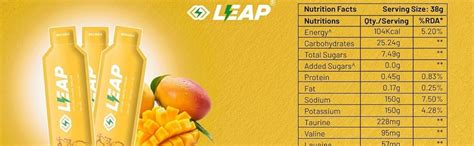 LEAP Endurance Gels for Running, Energy gel for cycling, Gel Pack ...