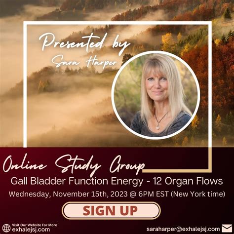 Gall Bladder Function Energy - Online Study Group - The 12 Organ Flows ...