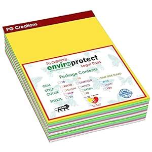PG Creations Unruled Writing Notepad, A4 Size, 8.5x11 Inch, Large Size ...