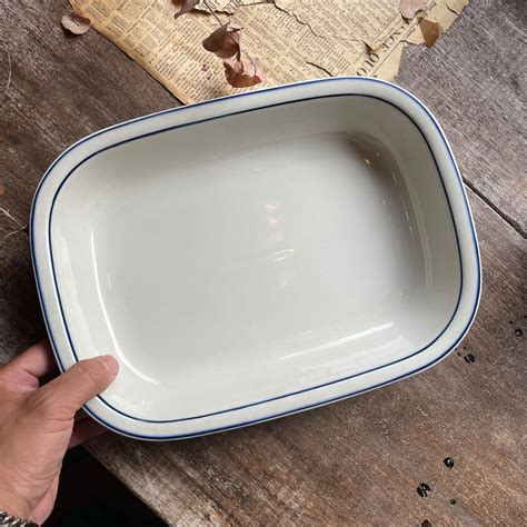 Vintage "ARABIA Saimaa" Large Square Bowl | oddment store /vintage ...