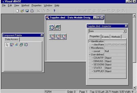 Visual dBASE 的图像结果