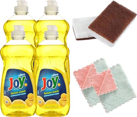 Amazon.com: Soybec Joy Dishwashing Liquid Bundle: 12.6oz Joy Dish Soap ...