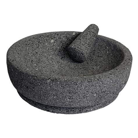 Buy The Curated Pantry Large (12 inch) Mexican Molcajete Hand-Carved ...