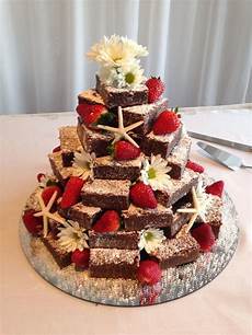 Wedding Recipe Ideas by Brownie Tower Wedding Cake Wedding Cakes With Cupcakes Wedding Recipe Ideas