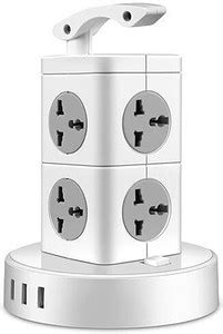 EMBox Tower Extension Boards with 3 USB Port with Universal Sockets 8 ...