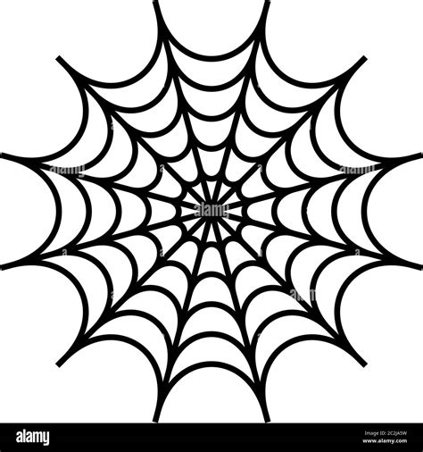 Spider Web Icon Design Vector Art Illustration Stock Vector Image & Art ...