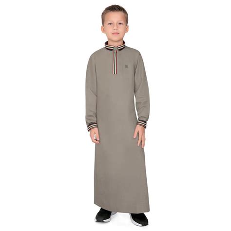 Tierno Light Brown Boys Thobe – Mashroo