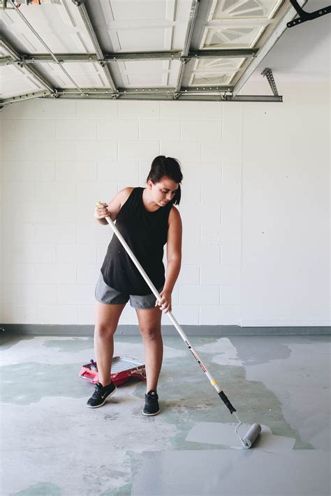 How to Paint a Garage Floor - Within the Grove