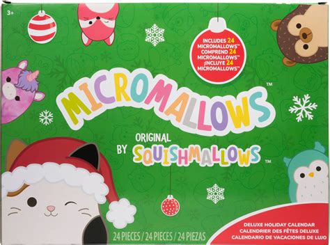 Customer Reviews: Jazwares Squishmallows 24-Day Micromallows Holiday ...