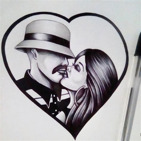 Graffiti Easy Chicano Love Drawings - Surrealist Drawing Techniques