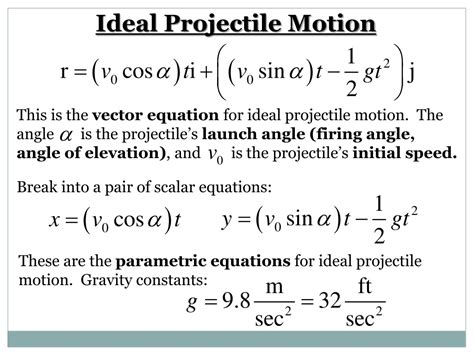 Image result for Projectile Motion Calculus