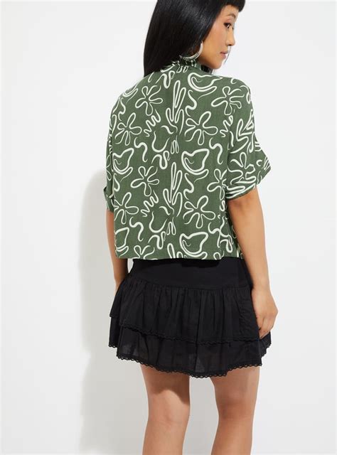 Buy ALAYA F X URB_N Women Printed Boxy Fit Shirt Online at just Rs. 599 ...