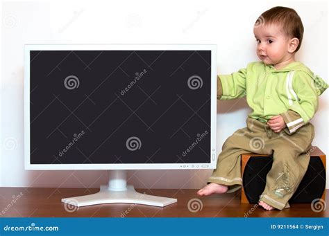 Image result for Serious Baby Play Computer Image