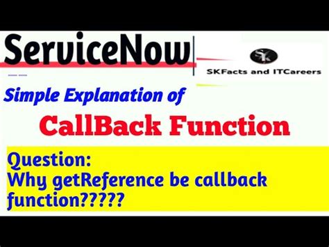 Image result for Callback Function in ServiceNow Example