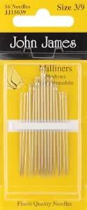 Milliners Hand Needles-Size 3/9 16/Pkg : Amazon.in: Home & Kitchen