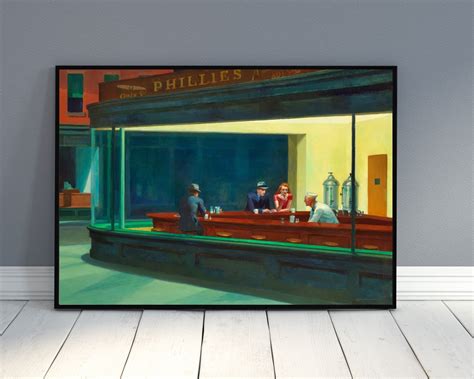 Nighthawks by Edward Hopper Famous Painting Famous Art - Etsy UK