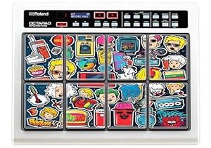 RHYTHM PRO PVC Vinyl E1 Stickers Set Of 8pcs for Roland Octapad SPD20x ...