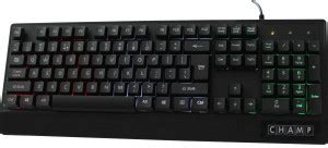 TVS CHAMP PKL-980 COLOR LIT Wired USB Handheld Multi-device Keyboard ...