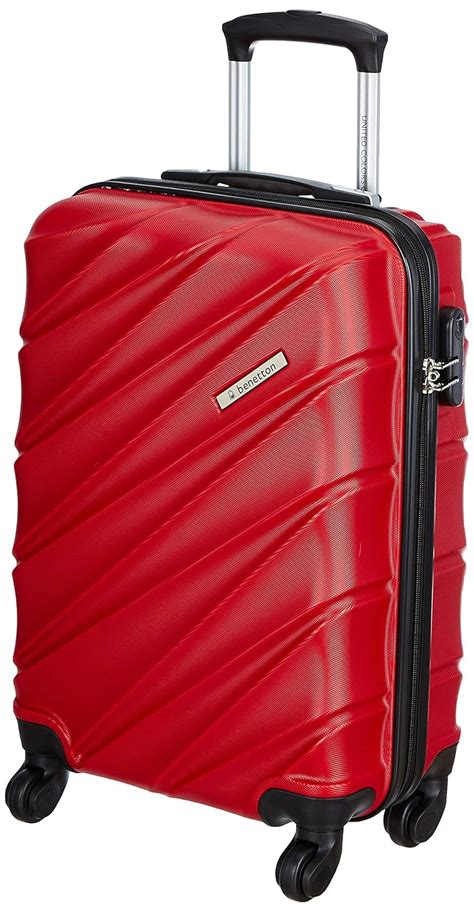 United Colors of Benetton Roadster Hardcase Luggage ABS 57 cms Red ...
