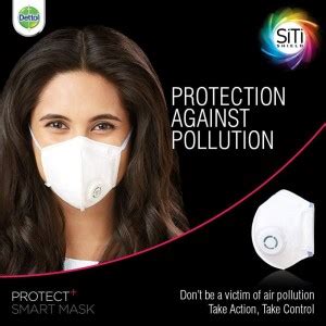 Dettol SiTi Shield Protect Plus N95 Anti Pollution Smart (Medium) Price ...