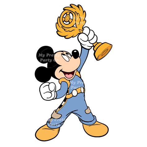 Mickey Blue Roadster Racer PNG, Fiesta de carreras Mickey Descarga digital Vintage Mickey Racer ...