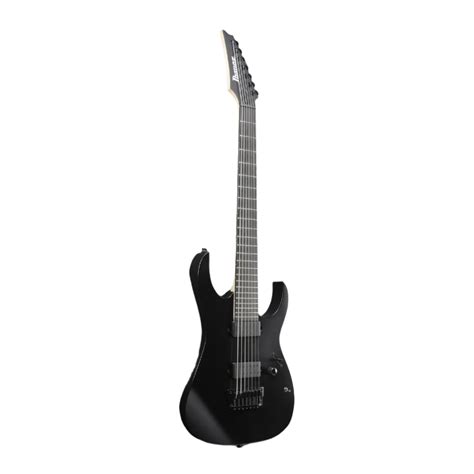 Ibanez RGIXL7 RG Iron Label 7 String Electric Guitar - Black Flat ...