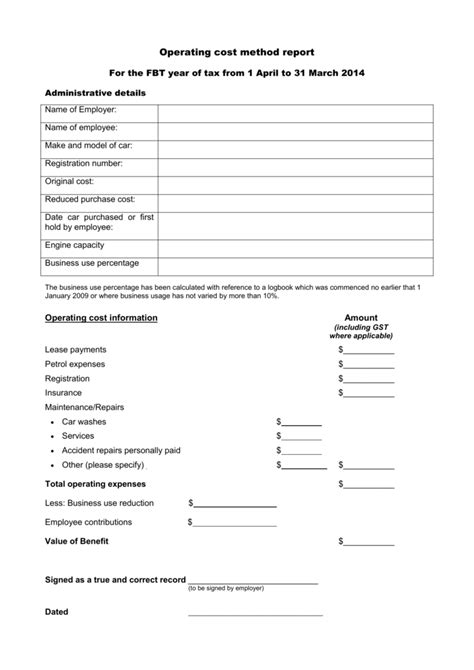 Image result for Operating Cost Method