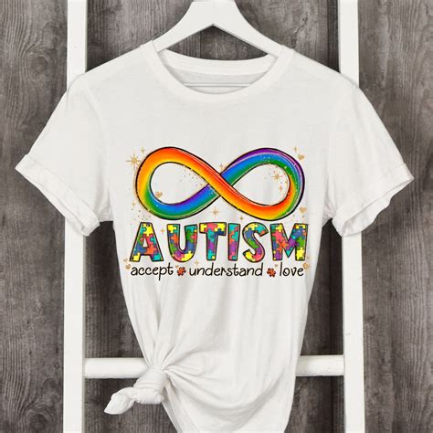 Autism Infinity Shirt, Autistic Infinity T-shirts, Autism Accept ...