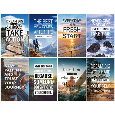 Deeplay 11 X 17 Motivational Wall Art 8 Sets Canavas | Desertcart INDIA