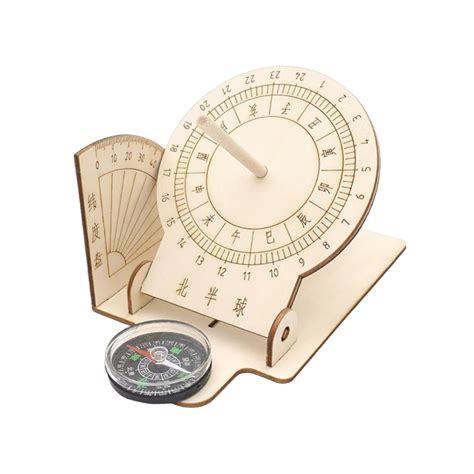 Equatorial Sundial Clock STEM Kit DIY Equatorial – REES52