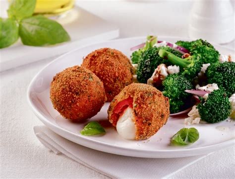 Boulettes frites caprese