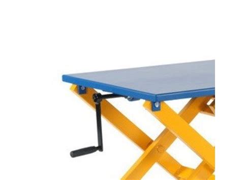 Table élévatrice mobile manuelle capacité 300 kg | Contact Equipement shop