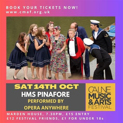 HMS Pinafore performed by Opera Anywhere, Marden House, Lydiard Tregoze ...