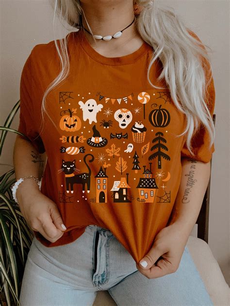 Happy Halloween Shirt/Women's Halloween Shirt/Halloween | Etsy