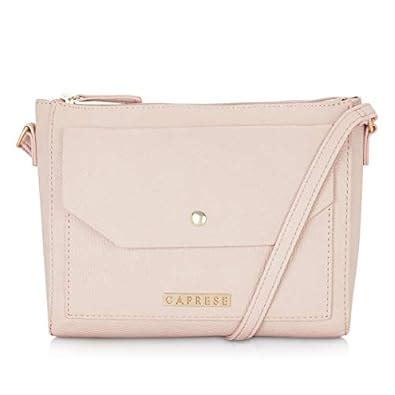 Caprese Women's Sling Bag (Peach) : Amazon.in: Fashion