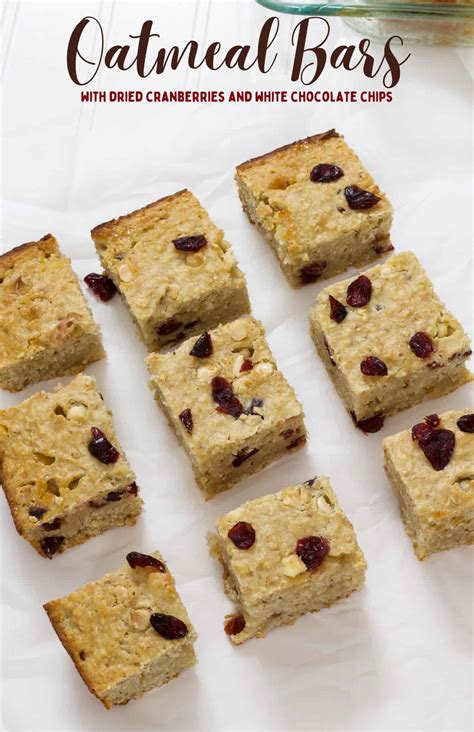 Healthy Oatmeal Bars Recipe - Mindy's Cooking Obsession