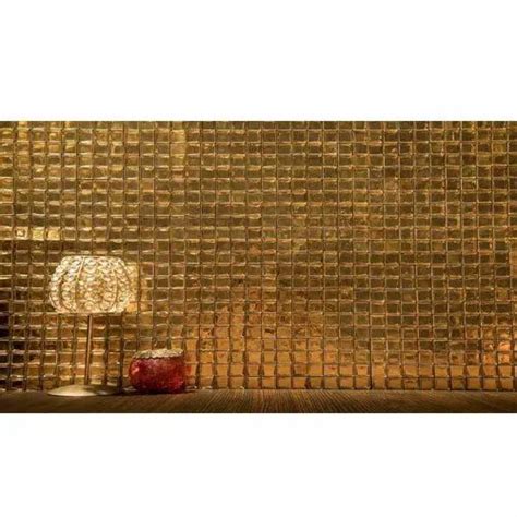 Luxury Highlighter Tiles - Rail Gold Alloy Highlighter Wall Tiles ...