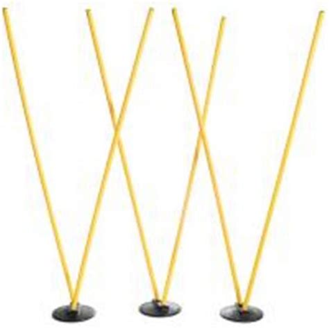 Brybelly Crown Sporting Goods 6 Agility Poles with 3 Bases, India | Ubuy