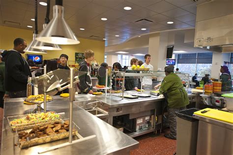 Cleveland State University students enjoying an all you can eat buffet ...