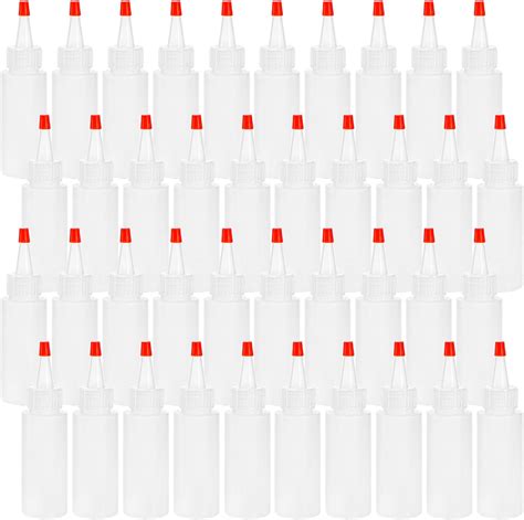 Amazon.com: Honeydak 50 Pcs 2 oz Squeeze Bottles Dispensing Plastic ...