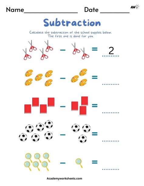 Image result for Subtraction Left Over Example Picture