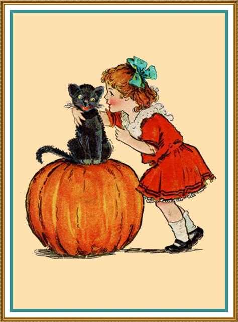 Vintage Halloween Cats